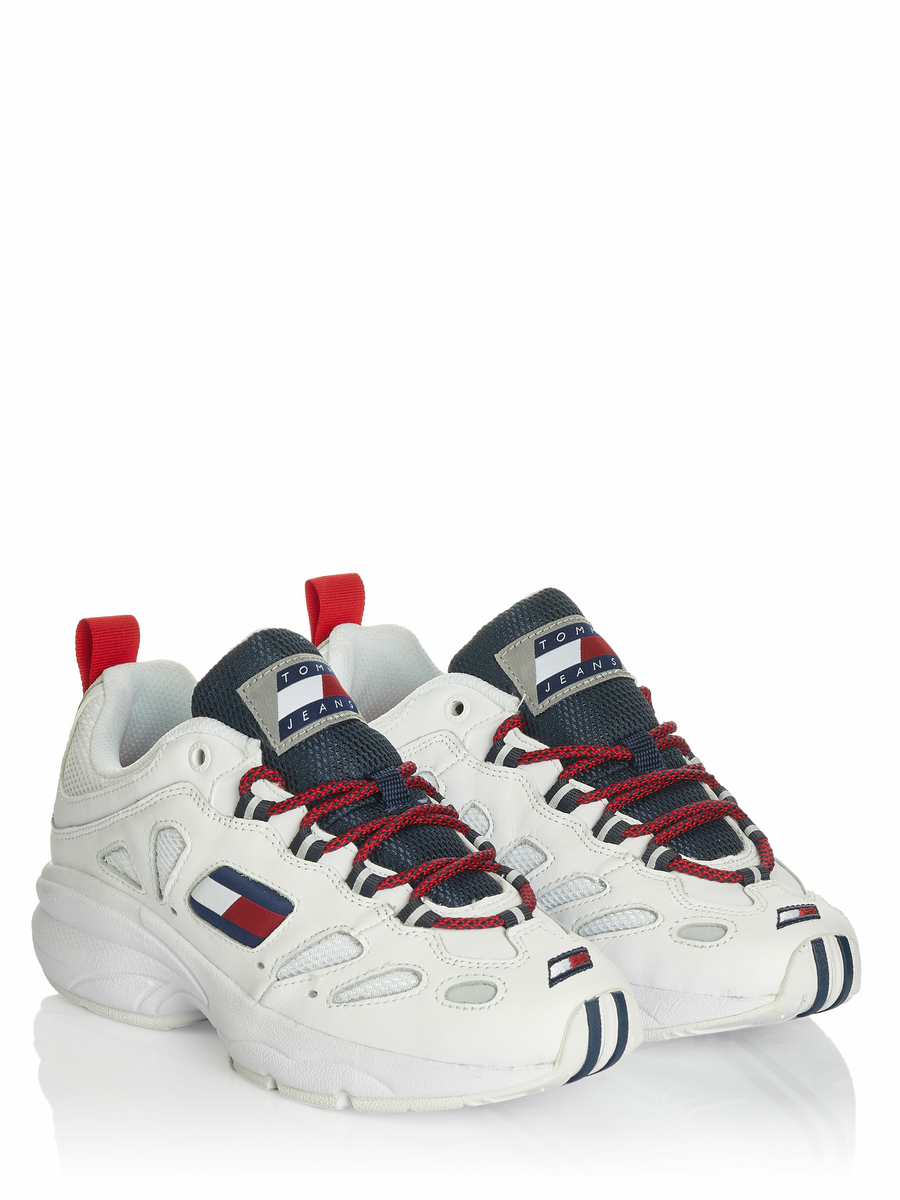 Jeans Textile Sneaker - Tommy Hilfiger Men's casual shoes made of fabric -  Gianna Kazakou Online